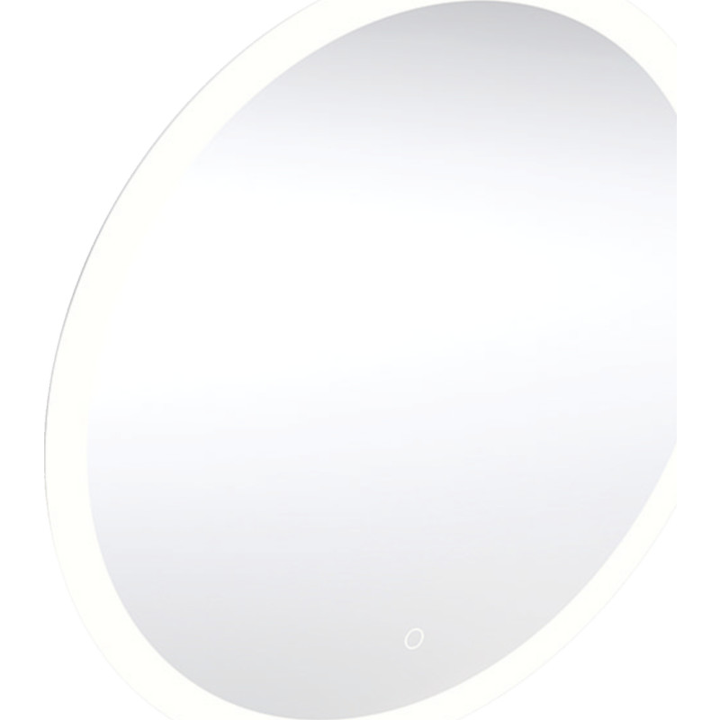 Geberit Option Round spejl med lys, dæmpbar, Ø50 cm