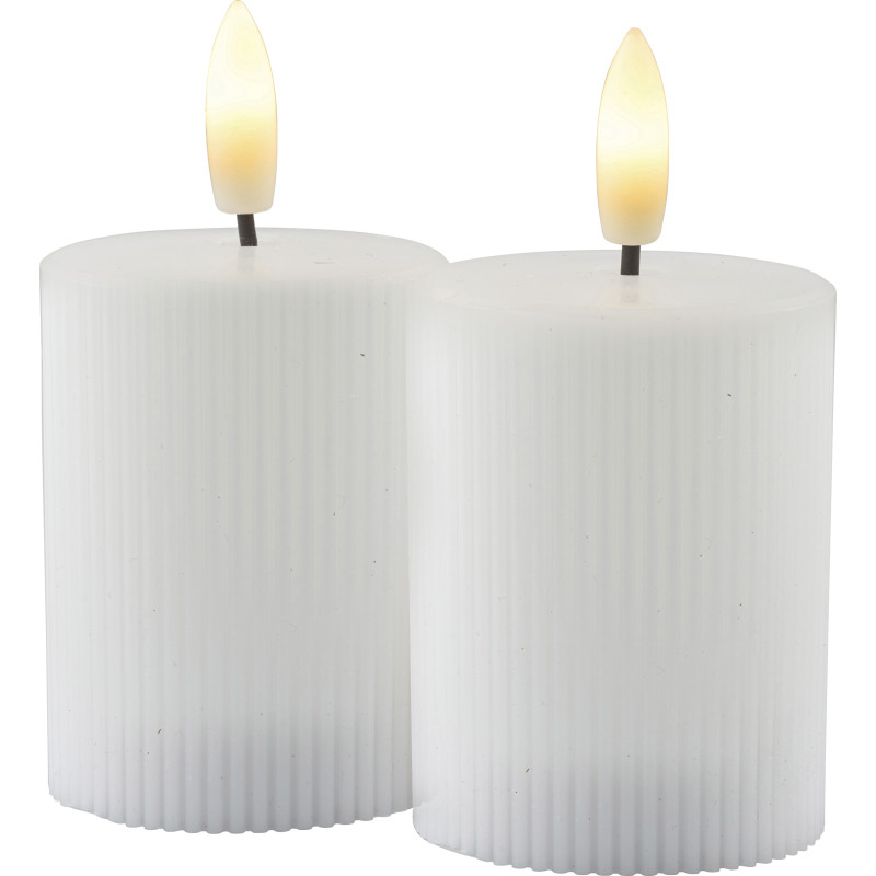 Sirius Smilla LED bloklys, genopladelig, hvid