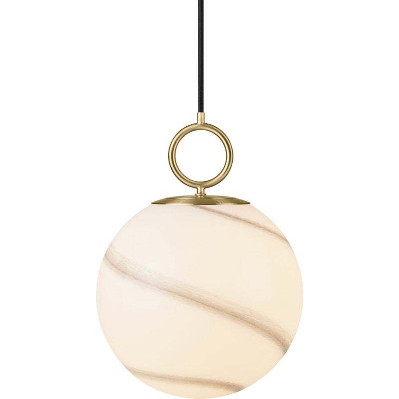 Stockholm Pendel Ø25 Marble Grey - Halo Design - Stue - Glas