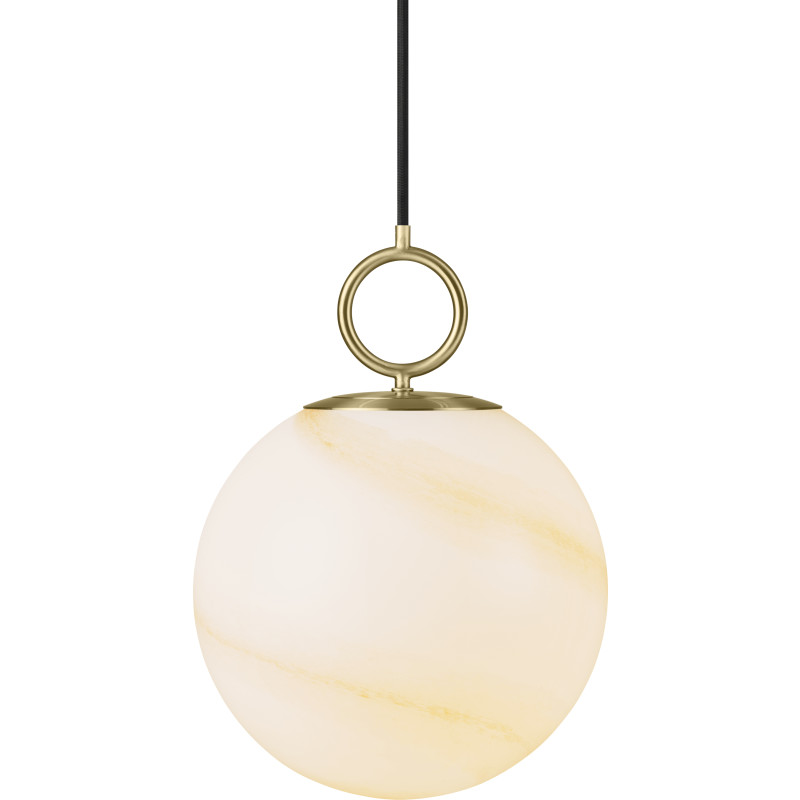 Stockholm Pendel Ø25 Marble Brown - Halo Design - Stue - Glas