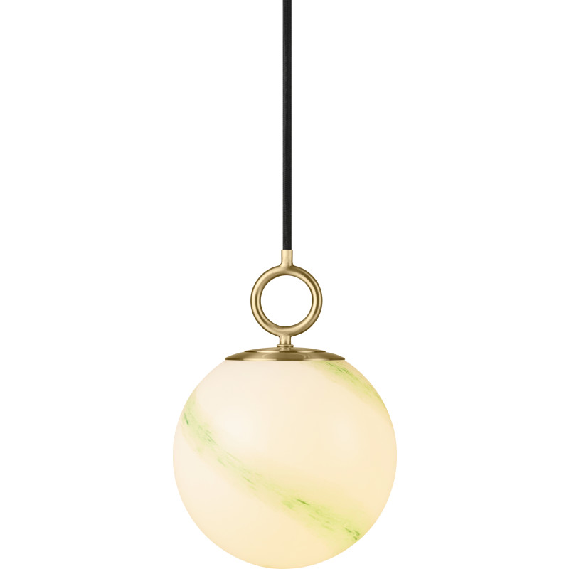 Halo Design Stockholm pendellampa, gr&ouml;n, &Oslash;18 cm