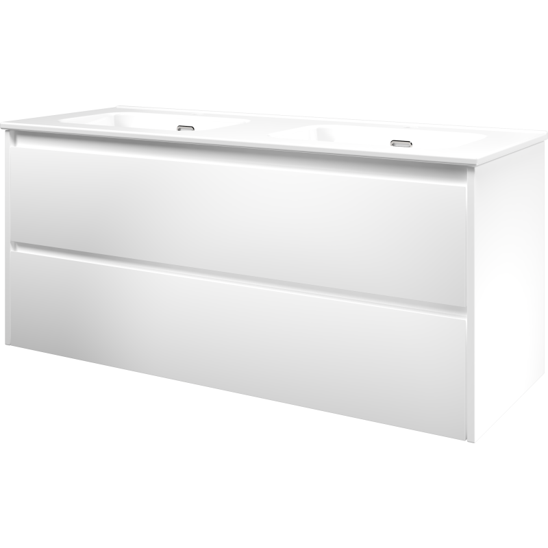 Sanibell Proline möbelpaket, 121x46 cm, matt vit