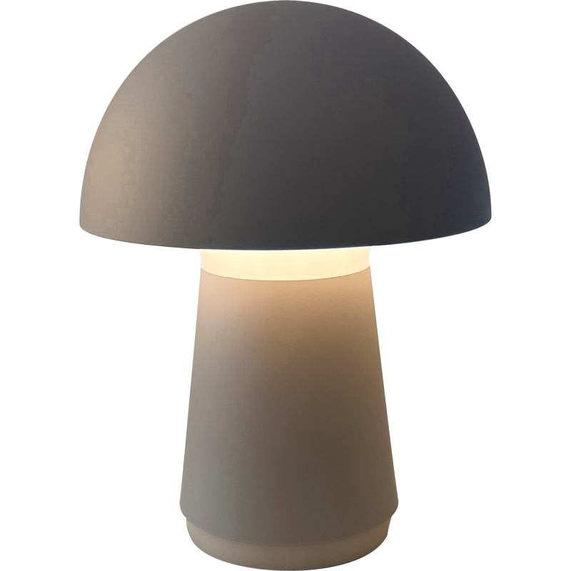 Genopladelig Touch Lampe Silkemat Taupe, inklusiv USB ledning