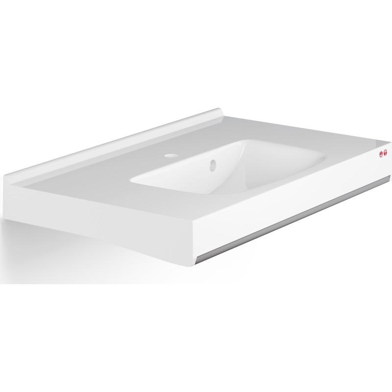 Pressalit Care Matrix Square tvättställ, 90x55 cm, vit