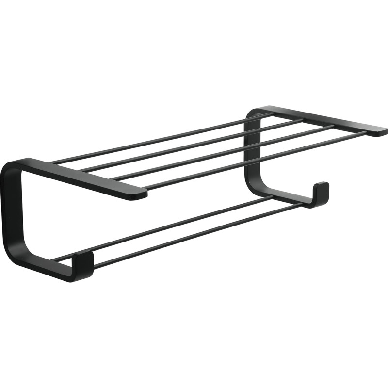 Hefe Outline hylla, 50x26 cm, matt svart