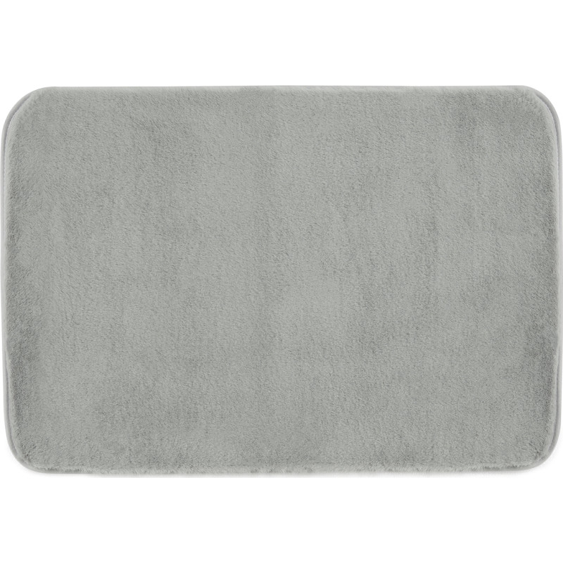 Hefe Fuzzy bademåtte, 40x60 cm, grå