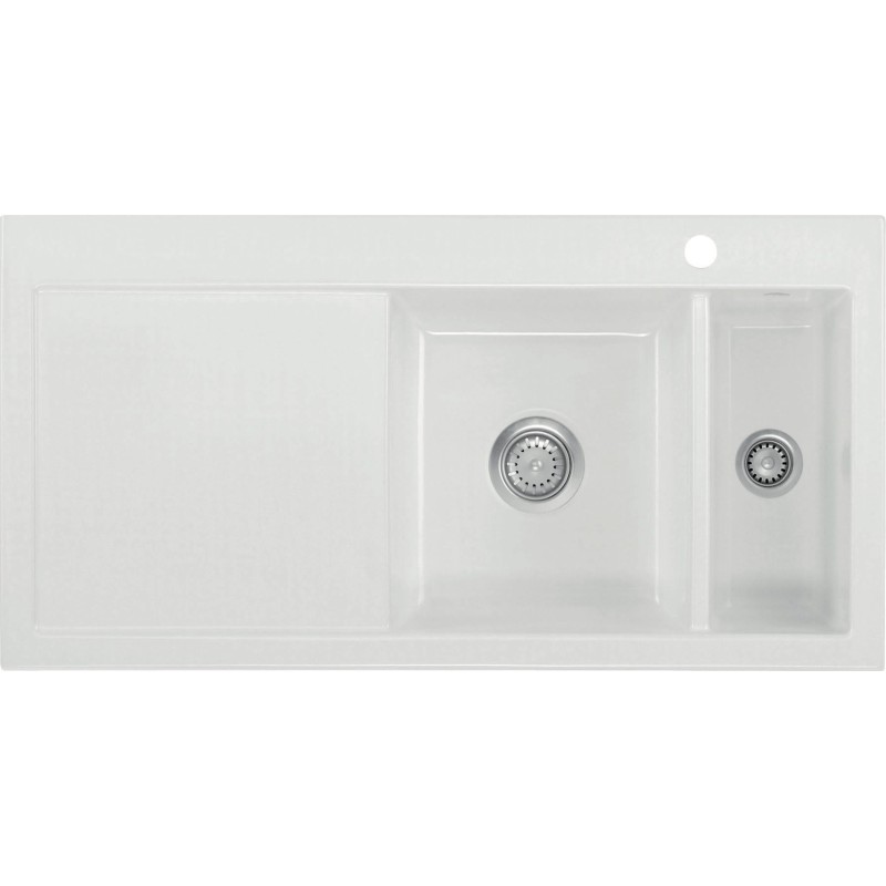 Lavabo Mera 100 diskb&auml;nk, 100x51 cm, vit