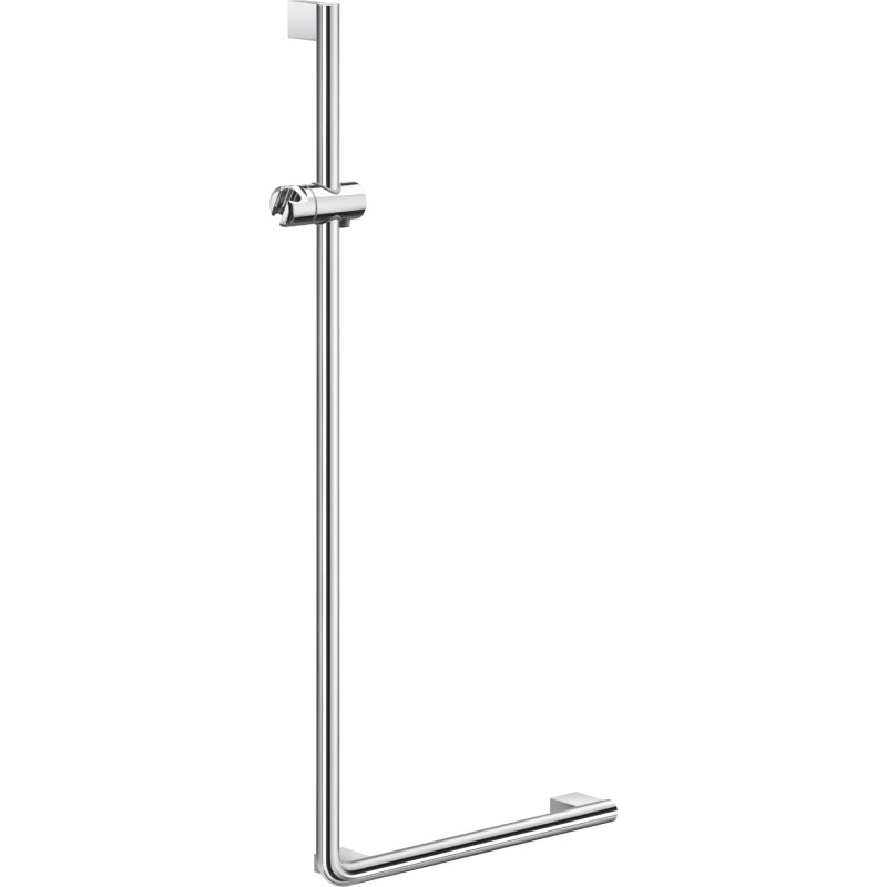 Smedbo Living Concept stödhandtag, 123x53 cm, höger, krom