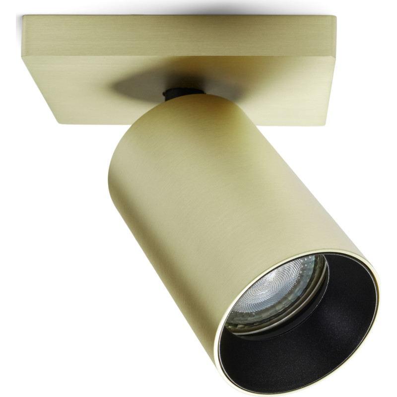 SpotOn1 Loftlampe Messing - Antidark - Stue - Aluminium