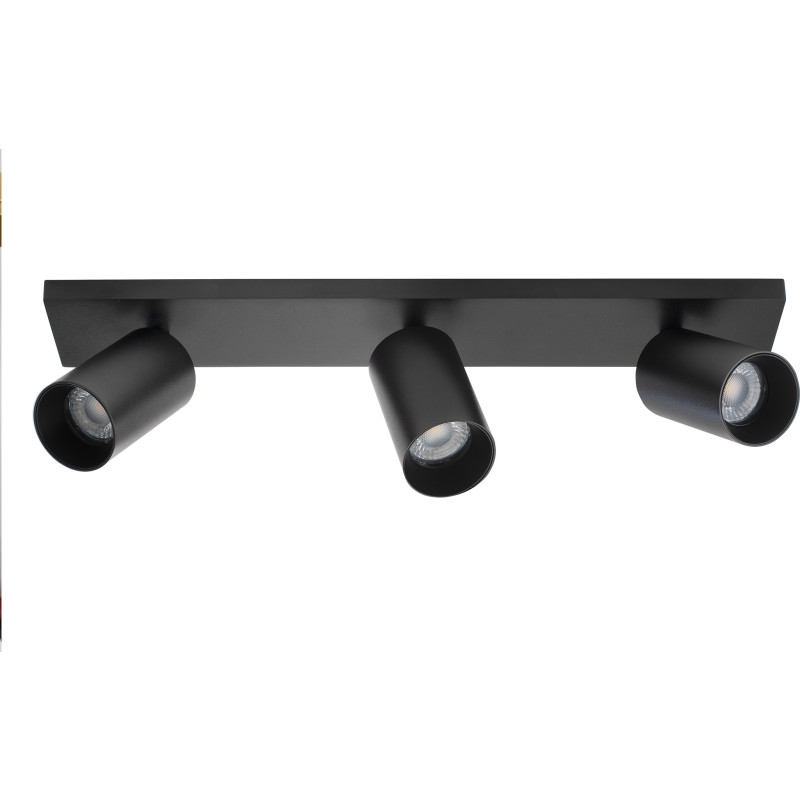SpotOn3 Loftlampe Sort - Antidark - Stue - Aluminium