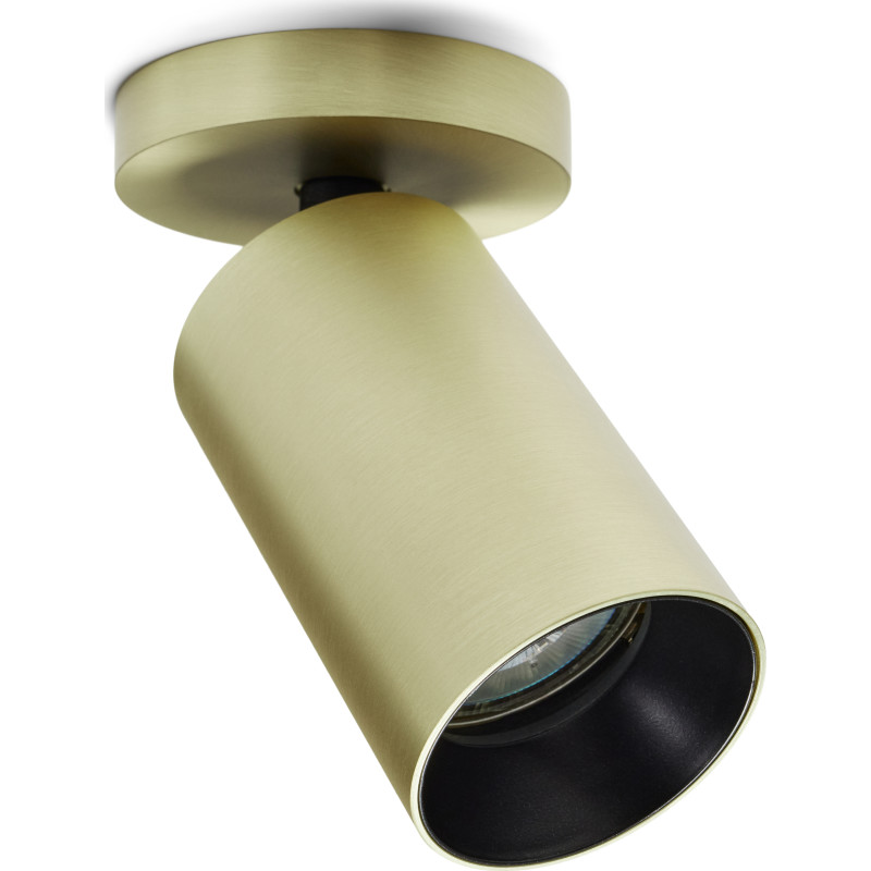 SpotOn1 Circle Loftlampe Messing - Antidark - Stue - Aluminium