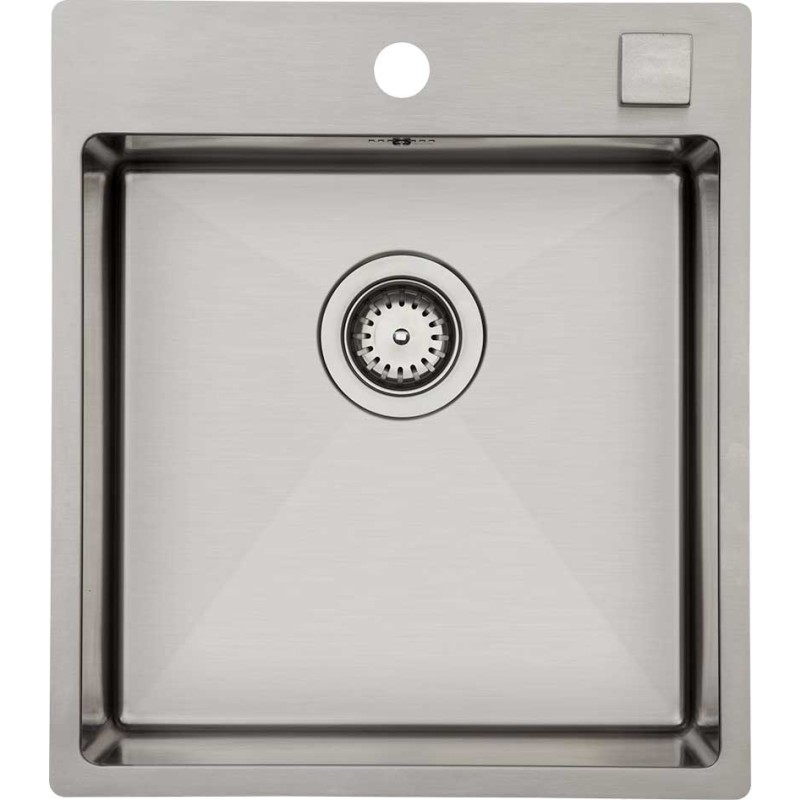 Lavabo Kubus 441 soft køkkenvask, 44x50 cm, rustfrit stål