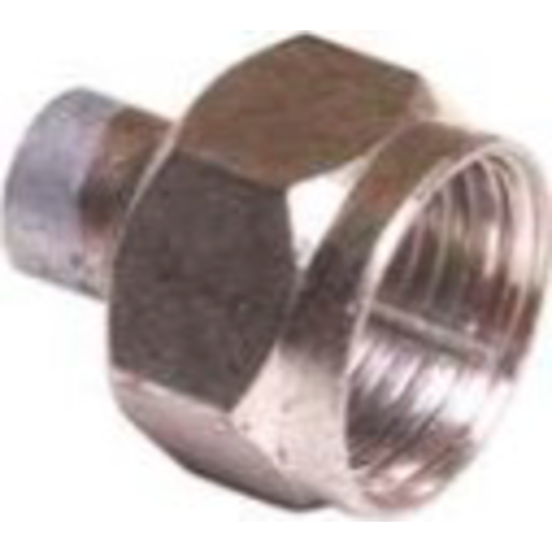 Slutmodstand F-konnektor 75 ohm loddet
