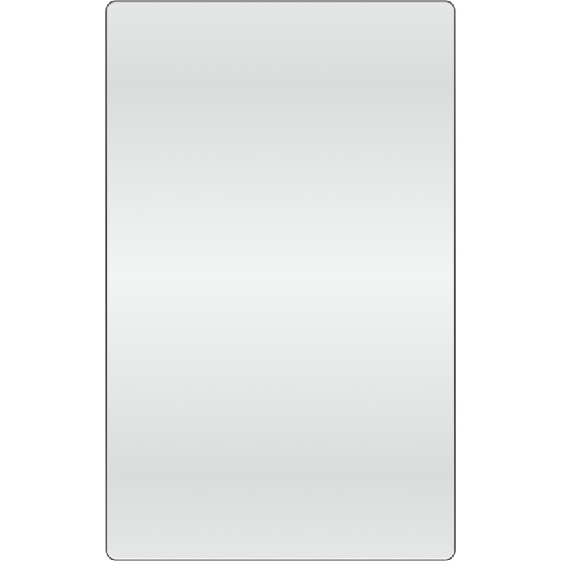 Loevschall Refine Square spejl, 75x120 cm, sort