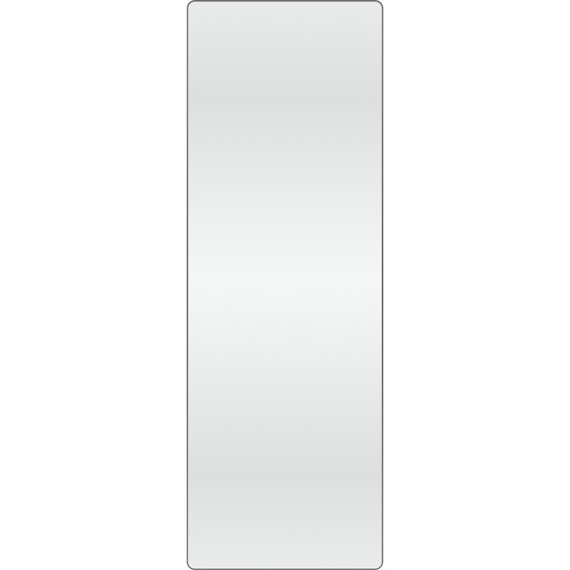Loevschall Refine Square spejl, 55x160 cm, sort