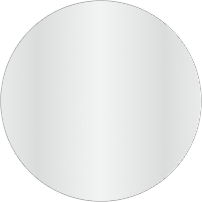 Loevschall Refine Rund spegel, Ø100 cm, borstad aluminium
