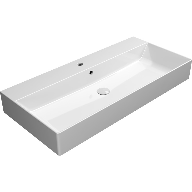 GSI Kube X tvättställ, 100x47 cm, vit