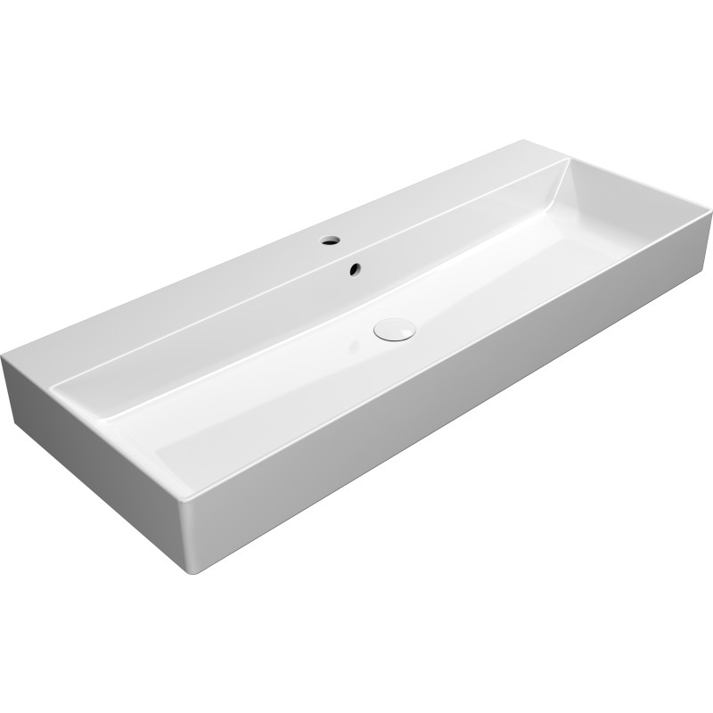 GSI Kube X tvättställ, 120x47 cm, vit