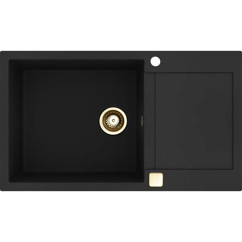 Lavabo Saturn 860 diskb&auml;nk, 86x50 cm, svart
