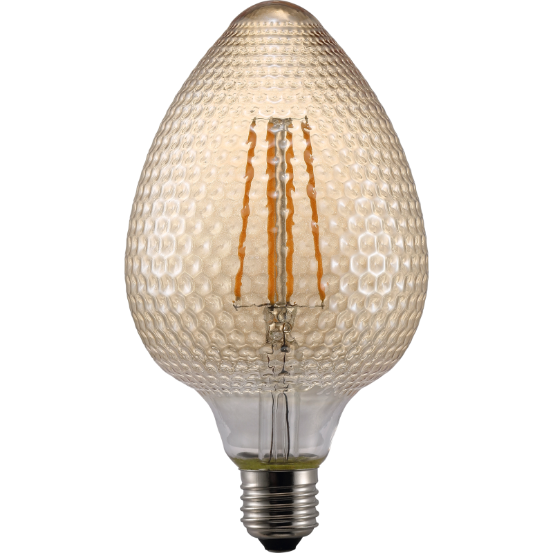 Nordlux Avra Nut E27 globepære, 2W, ravfarvet