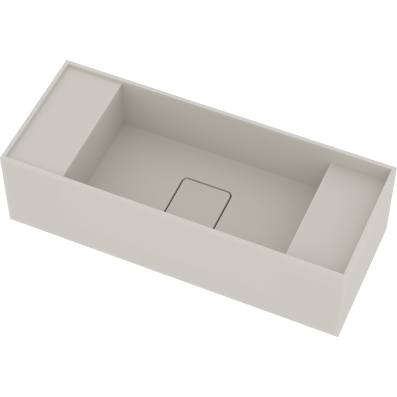 Ideavit SolidBliss-55 tvättställ, 55x22 cm, matt vit