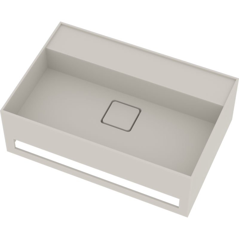 Ideavit SolidBliss-60TB håndvask, 60x40 cm, mat hvid