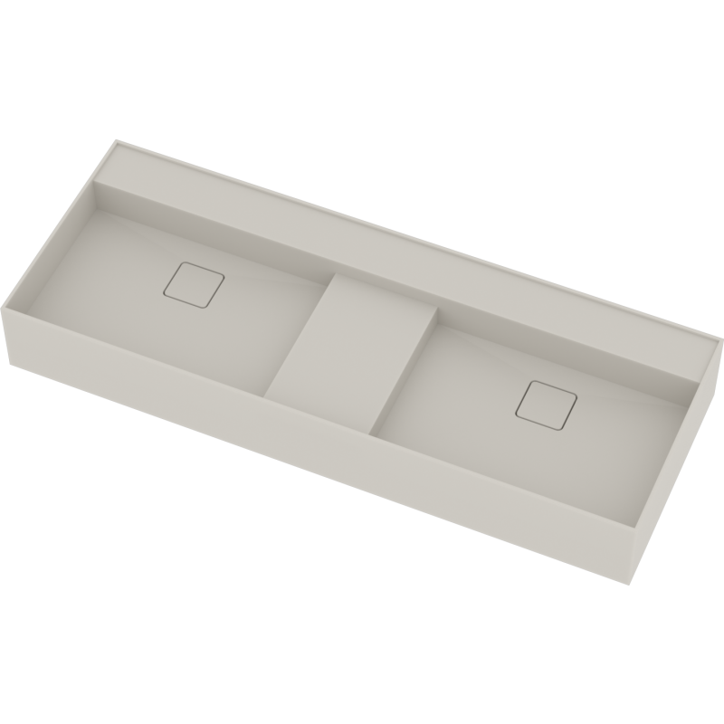 Ideavit SolidBliss-120D håndvask, 120x45 cm, mat hvid