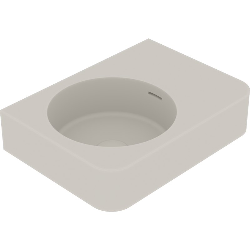 Ideavit SolidBrio-45 tvättställ, 45x33 cm, matt vit