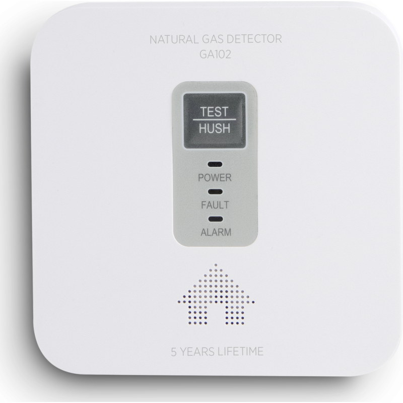 Housegard Gasalarm 240V opdager naturgas, butan og propangas, GA101S