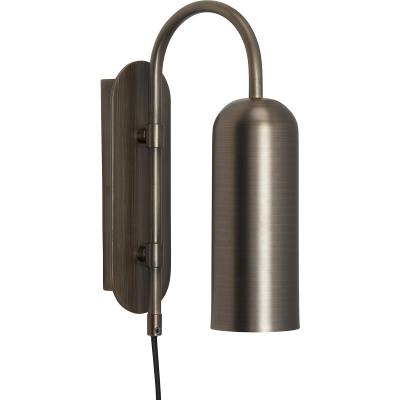Zenith Væglampe Bruneret Messing - Hübsch - Stue - Metal