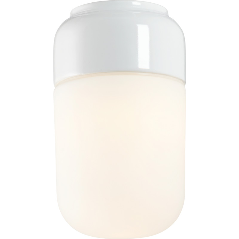 Ohm 100/170 loftlampe / væglampe, hvid/mat opal