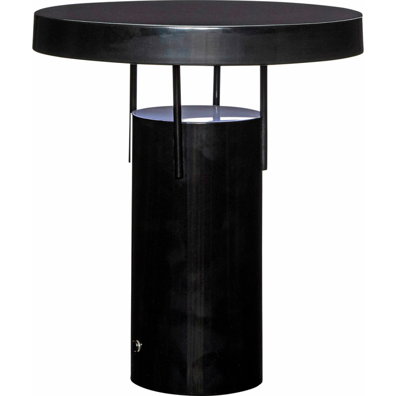 BringMe LED-batteridrevet bordlampe, sort blank, 28 cm-HÜBSCH - Terrasse - Metal - Med én lyskilde