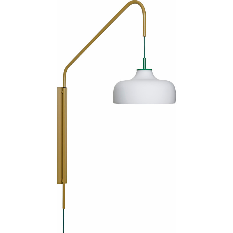 Current Væglampe Green/Khaki - Hübsch - Stue - Metal