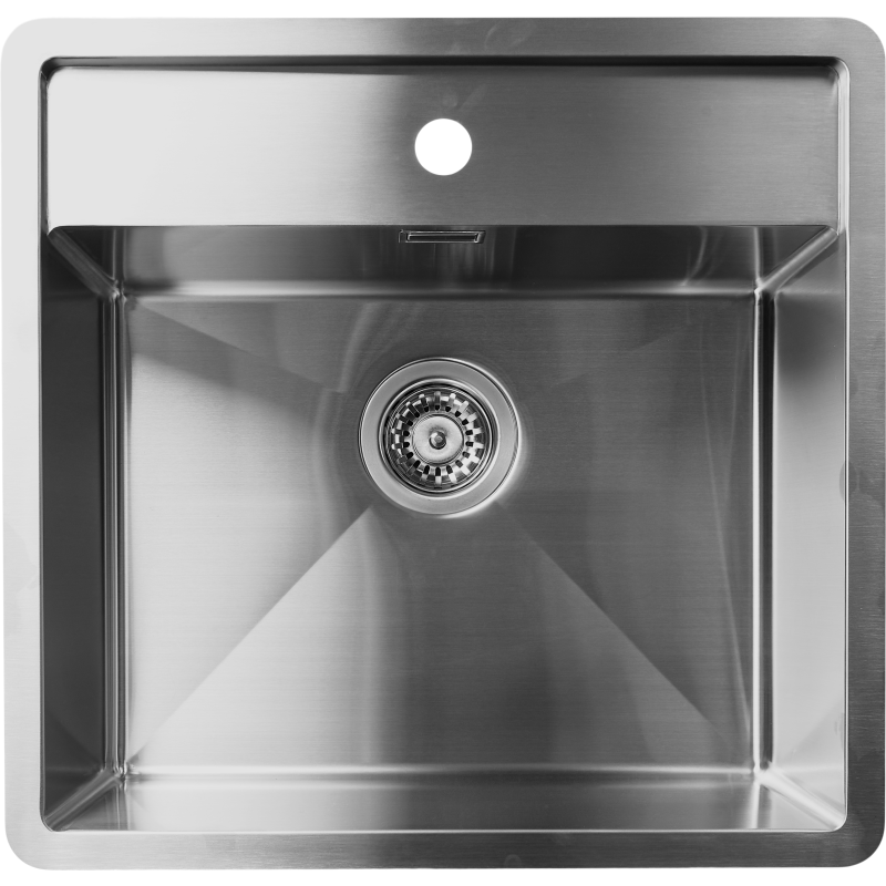 Secher Kolding 500 BK1 MB diskb&auml;nk, 55x53 cm, rostfritt st&aring;l