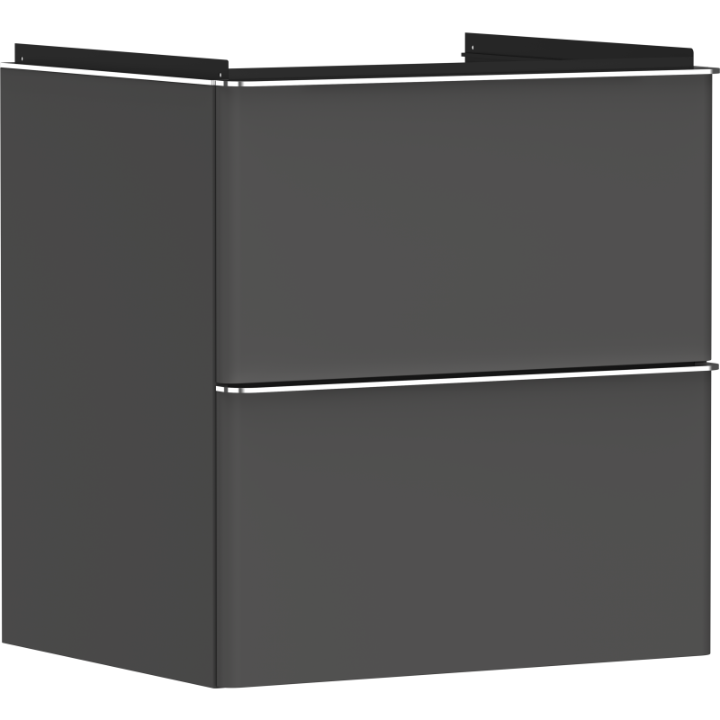 Hansgrohe Xelu Q underskab, 58x49,5 cm, mat grå