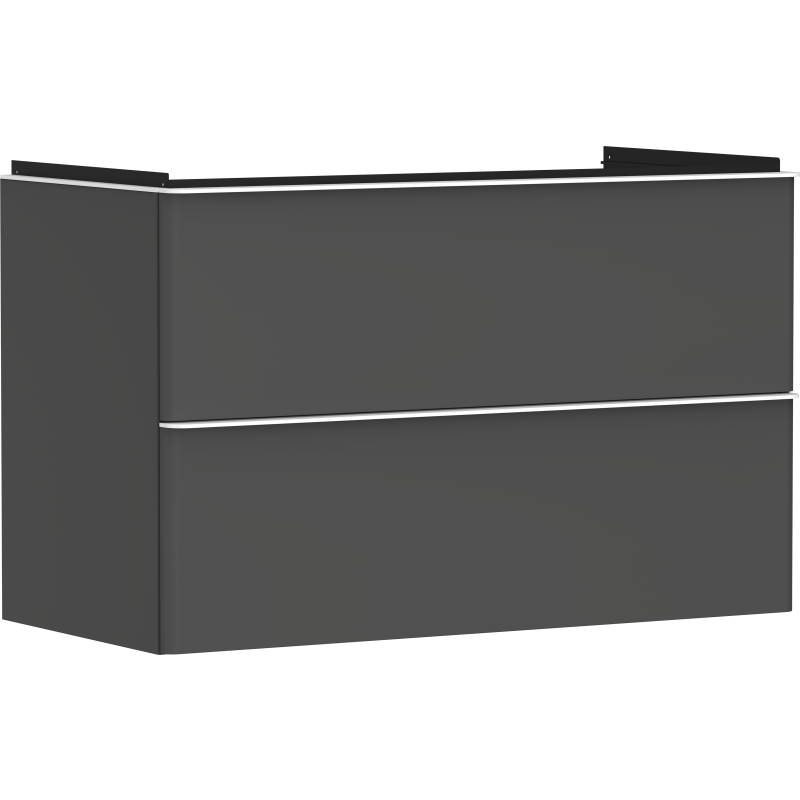 Hansgrohe Xelu Q underskab 98x47,5 cm, mat grå