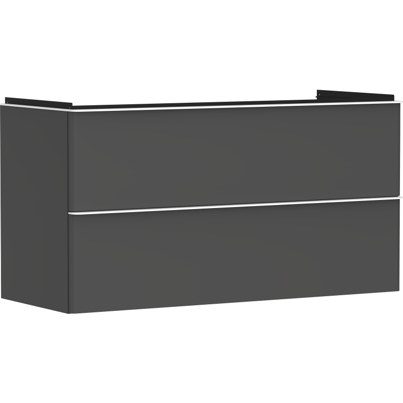 Hansgrohe Xelu Q underskab, 118x49,5 cm, mat grå