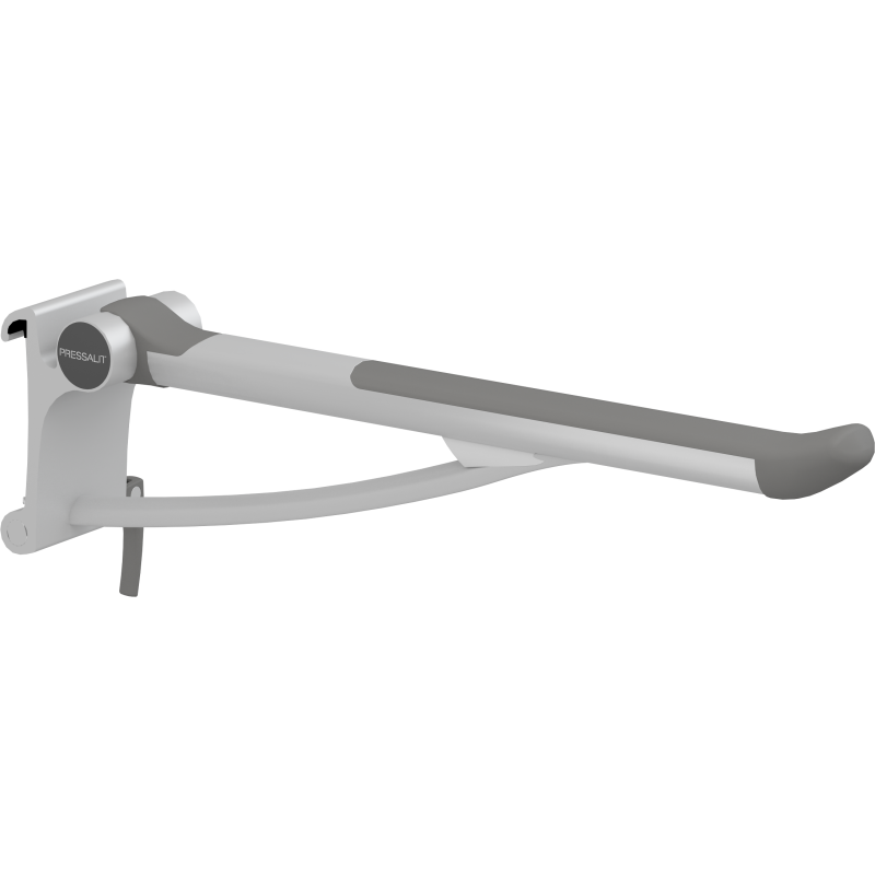 Pressalit Care Plus armstöd, 70 cm, höger, grå