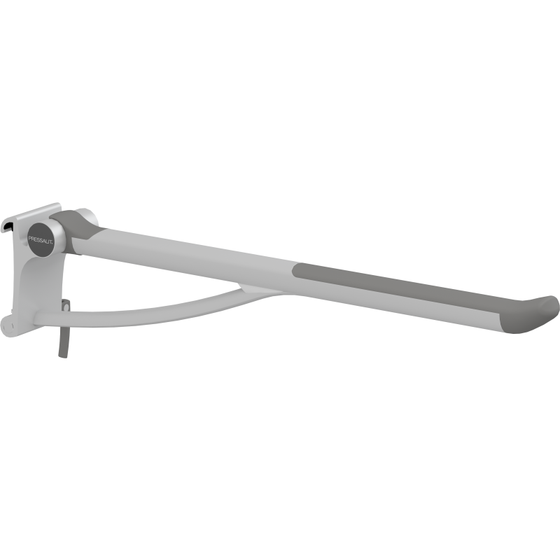 Pressalit Care Plus armstöd, 85 cm, höger, grå