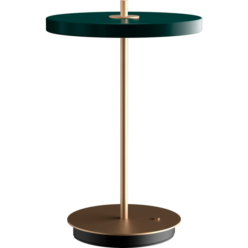Asteria Move Portable Bordlampe V2 Forest Green - UMAGE - Stue - Design - Metal - Med skærm