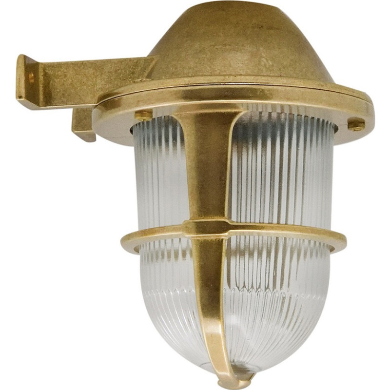 Andromeda 615 Staldlampe med gitter støbt messing IP64
