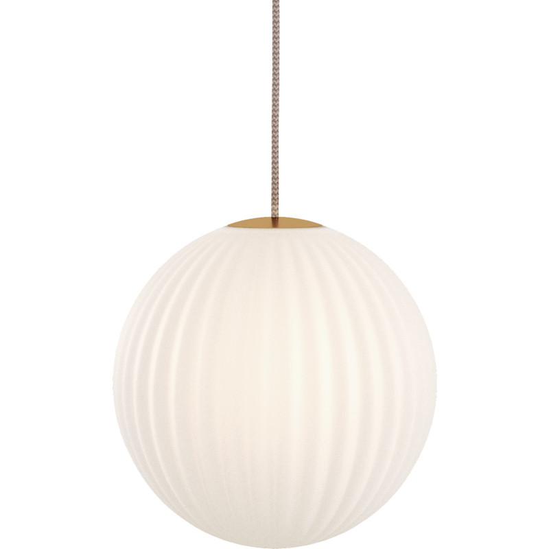 Nordic Tales Bright Modeco pendellampa, kr&auml;m kabel, &Oslash;30 cm