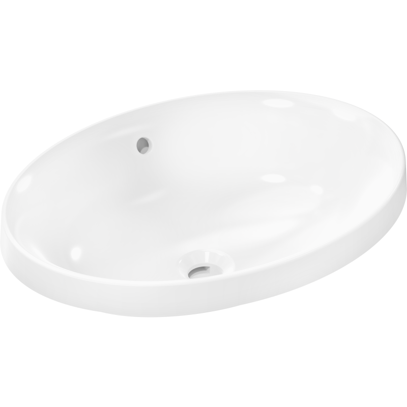 Hansgrohe Xuniva D håndvask, 55x40 cm, hvid