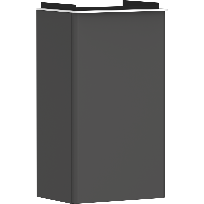 Hansgrohe Xelu Q underskab, 34x26,5 cm, venstre, mat grå