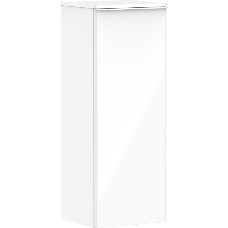 Hansgrohe Xelu Q vægskab 40x35 cm, højre, hvid højglans