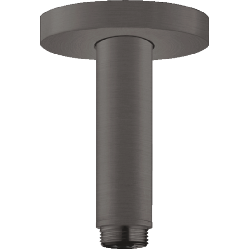 Hansgrohe S duscharm, 10 cm, borstad svart krom