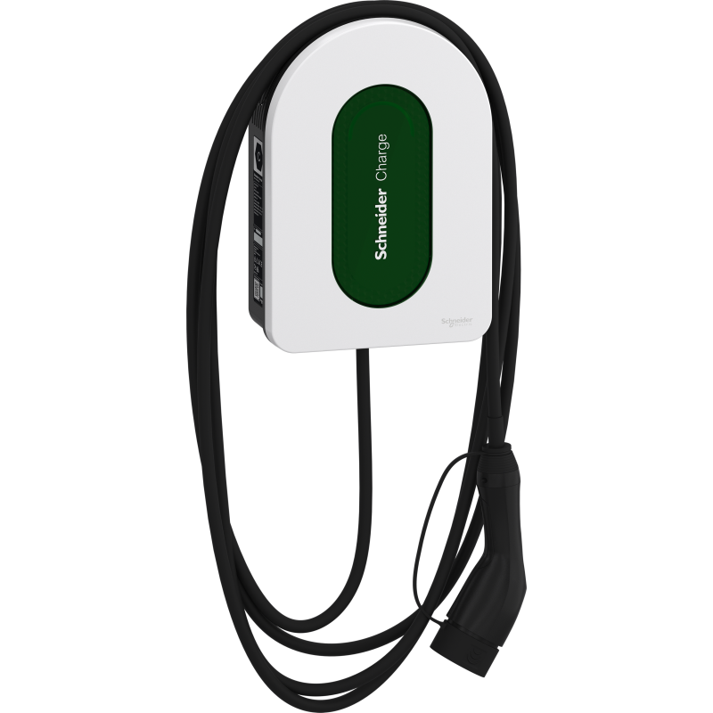 Schneider Electric EVH5A11N2C7 Ladestation til Elbil - Vægmonteret, 11 kW, 7m Kabel (inkl. Wiser App Integration)