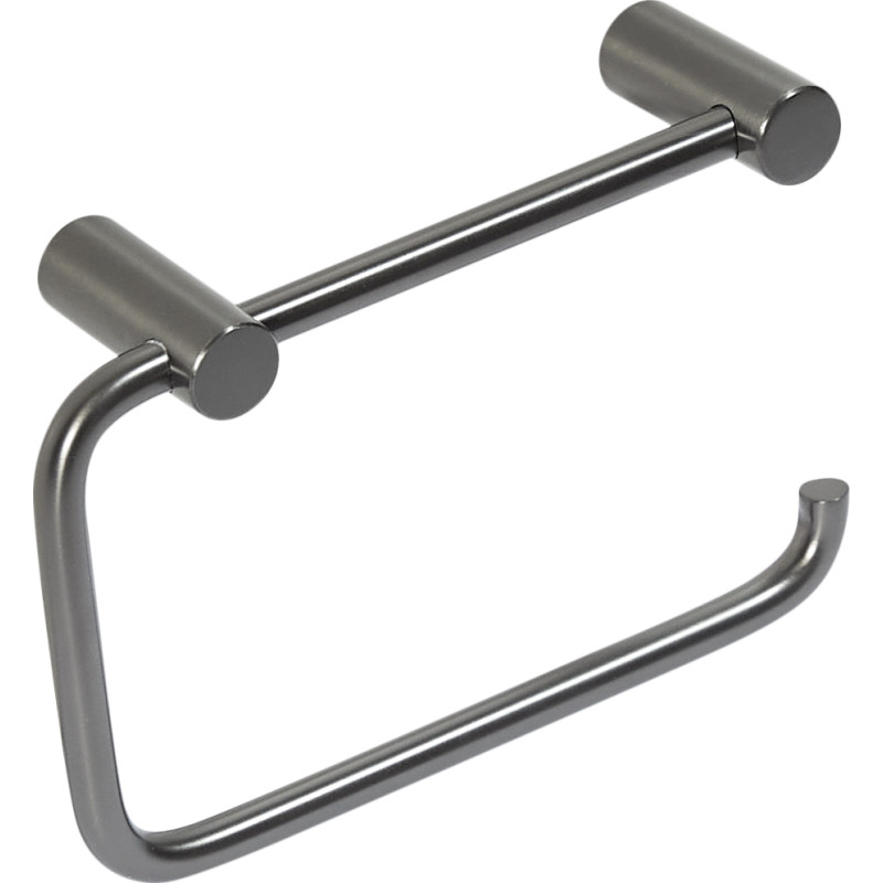 Cassøe A2 toiletrulleholder, sort krom