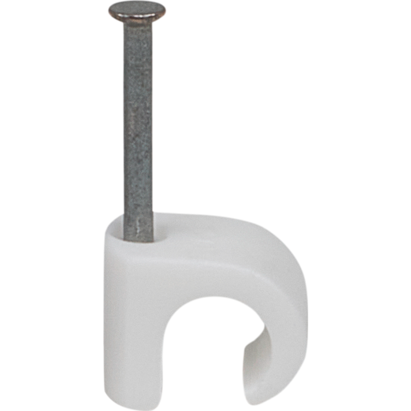 400 stk Tillex kabelclips rund 7-10/25 mm i hvid