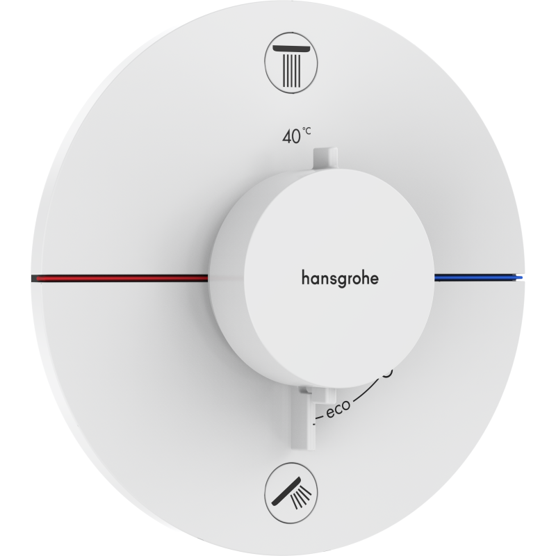 Hansgrohe ShowerSelect Comfort S brusearmatur, hvid